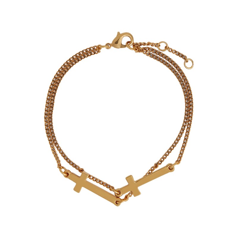 "JESUS" BRACELET WITH CROSS PENDANT