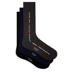 3-PACK SOCKS WITH LOGO