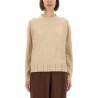 WOOL, SILK AND CASHMERE SWEATER