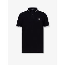 Cotton blend polo shirt