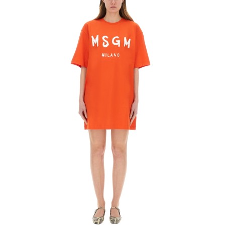 SHORT DRESS WITH LOGO