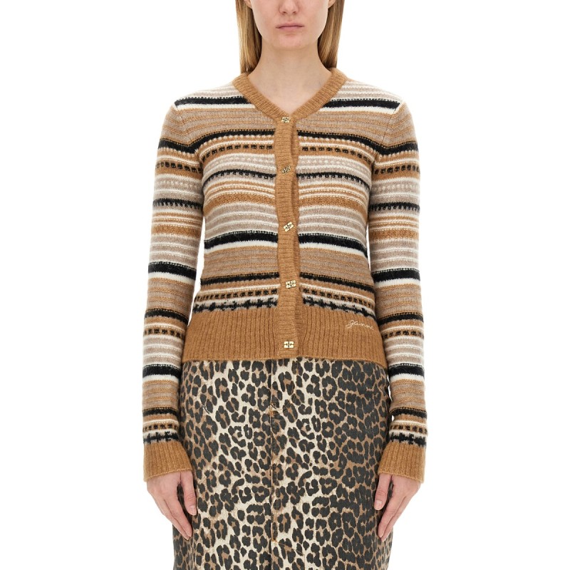 CARDIGAN WITH STRIPE PATTERN