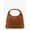 Campana Large suede shoulder bag