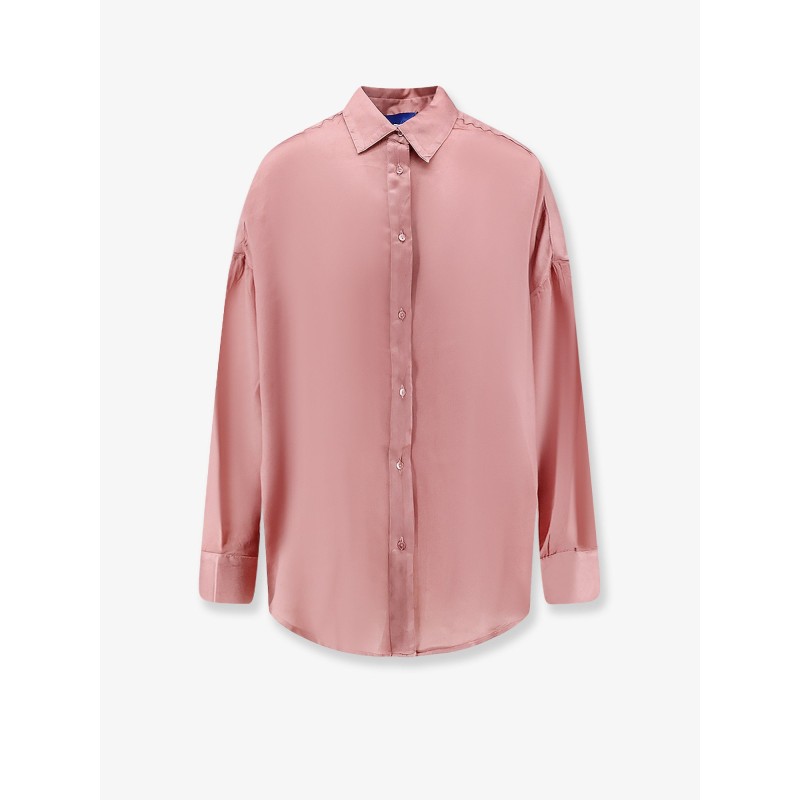 Prune viscose shirt
