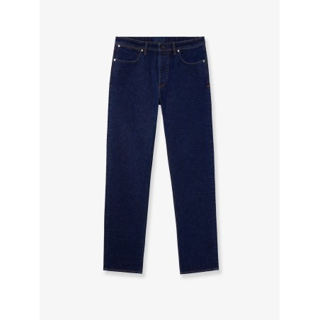 Stretch Indigo Denim-Rinsed Jeans
