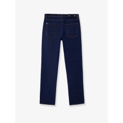 Stretch Indigo Denim-Rinsed Jeans