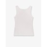 Ribbed cotton tank top