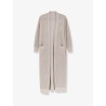 Cotton and viscose long cardigan