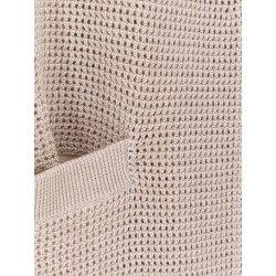 Cotton and viscose long cardigan