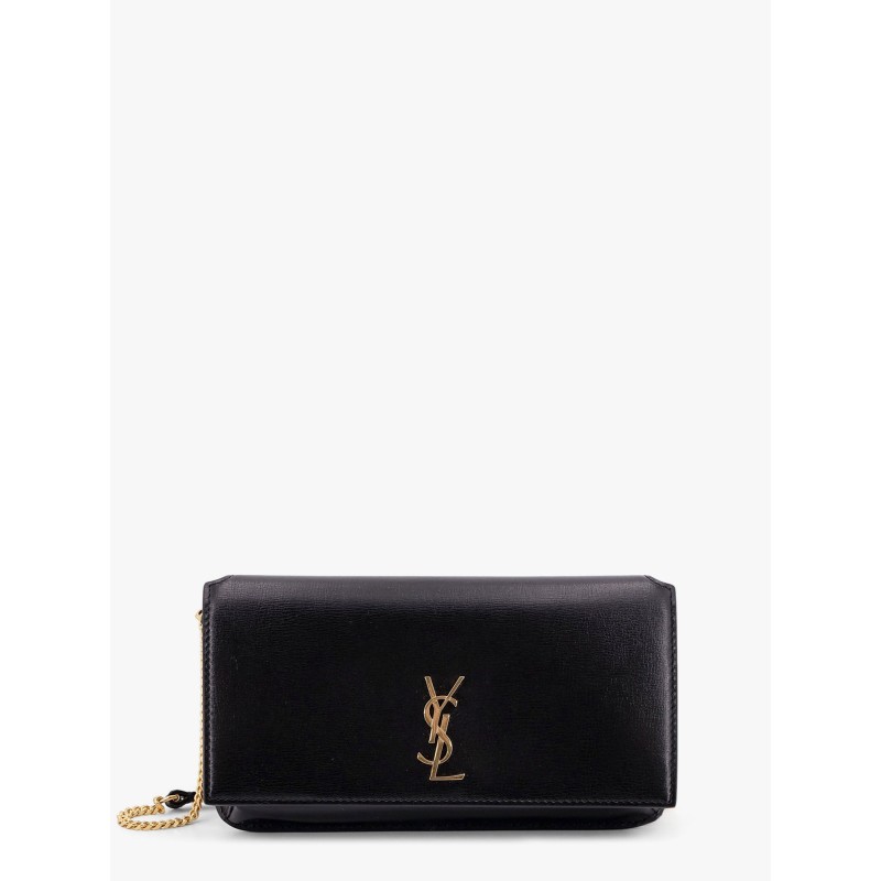 Leather shoulder bag with Cassandre Monogram