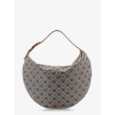 T Monogram Balloon jacquard fabric shoulder bag