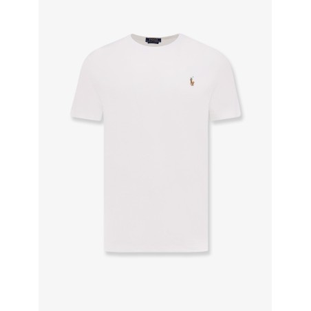 Cotton t-shirt with Logo embroidery