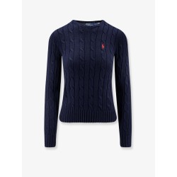 Cable knit cotton sweater