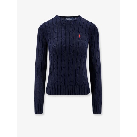 Cable knit cotton sweater