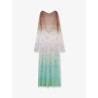 Multicolor Long Cover Up Dress