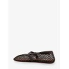 Ballet Flats mesh ballerinas with patent leather profiles