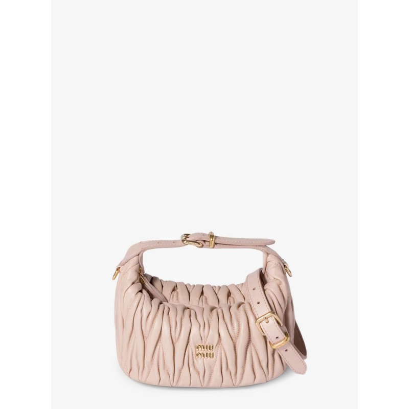 Matelassé leather handbag