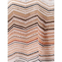 Multicolor viscose and metallic fiber sweater