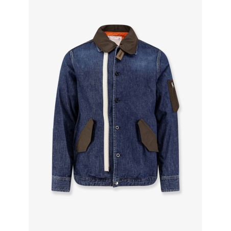 Denim Jacket with nylon inserts