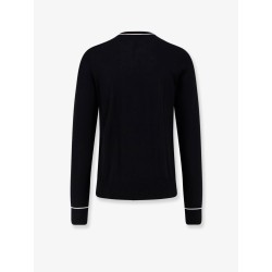 Virgin wool sweater with embroidered DG logo