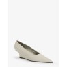 Sharp Wedge leather pumps