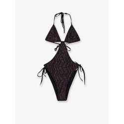 Viscose blend one piece swimsuit