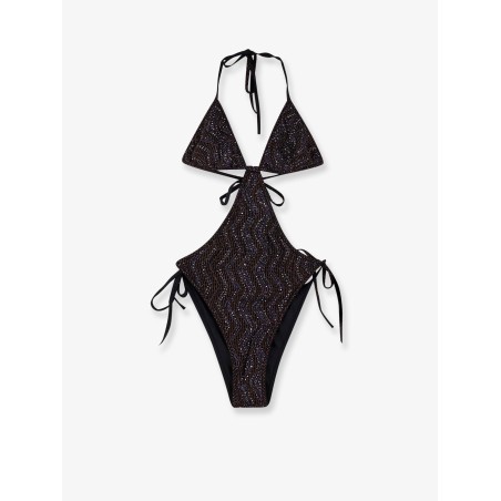 Viscose blend one piece swimsuit