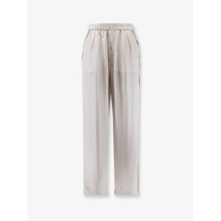 Silk trousers