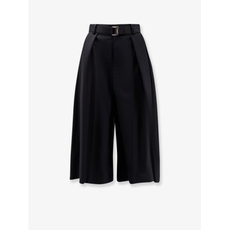 Wool blend bermuda shorts