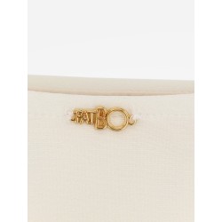 Nylon bikini bottoms with floral detail