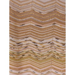 Vestito lungo in viscosa laminata