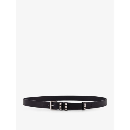 Flaneuse leather belt with iconic studs