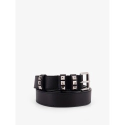 Flaneuse leather belt with iconic studs