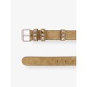 Flaneuse suede belt with iconic studs