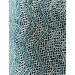 Viscose blend and sequin mini skirt