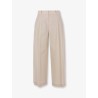 Cotton blend trousers