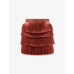 Mini skirt with fringes