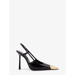 Jeanne leather pumps with metal toe