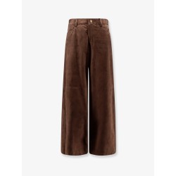 Suede trousers