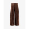 Suede trousers