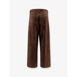 Suede trousers