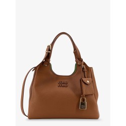 Hammered leather crossbody bag