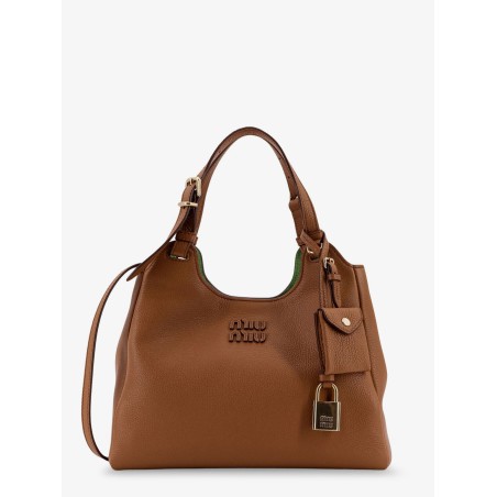 Hammered leather crossbody bag