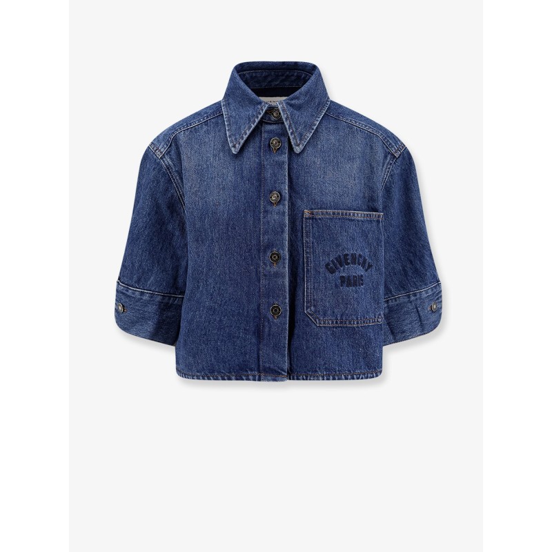Cocoon blue denim shirt