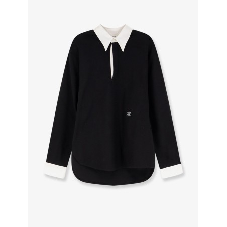 Cotton sweatshirt with Triomphe embroidery