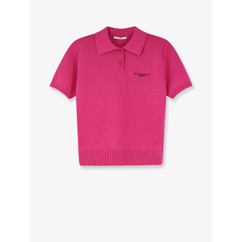 Wool and cashmere polo shirt