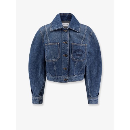 Denim Jacket with Logo embroidery