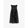 Dress with sequins