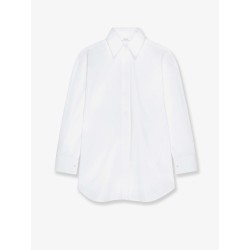 Backless cotton shirt