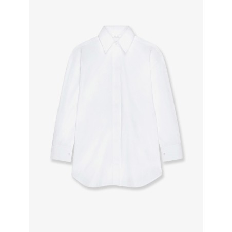 Backless cotton shirt